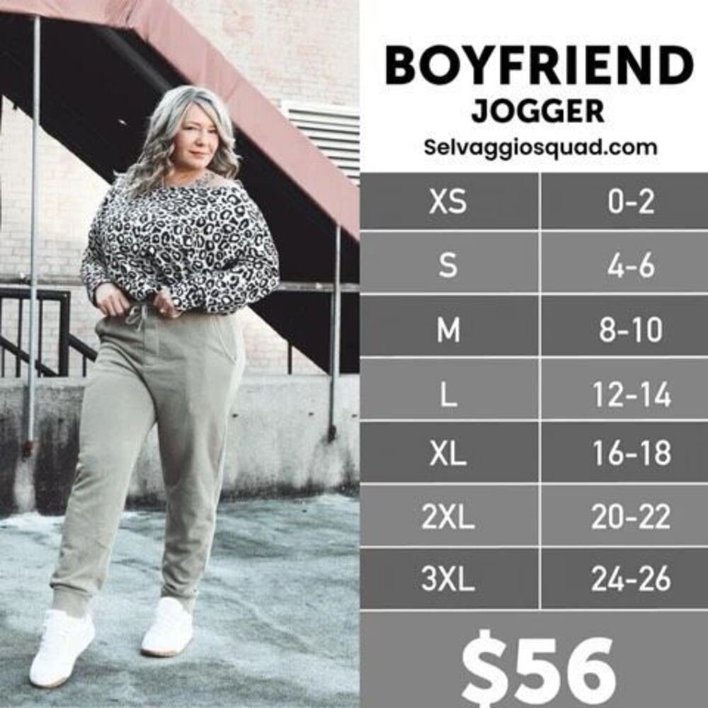 Lularoe Jax boyfriend XL cozy loungewear blue floral joggers